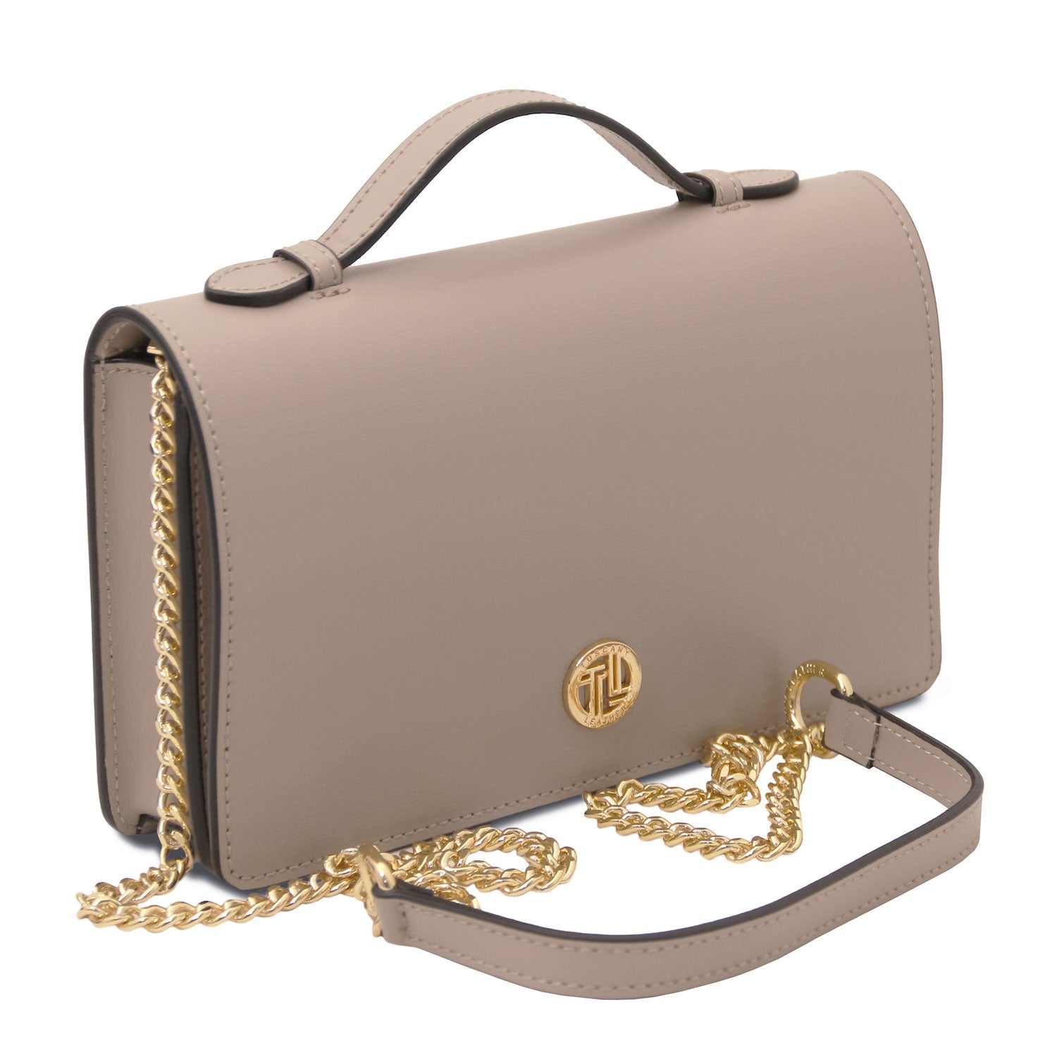 Opera - Leather clutch with chain strap | TL142505