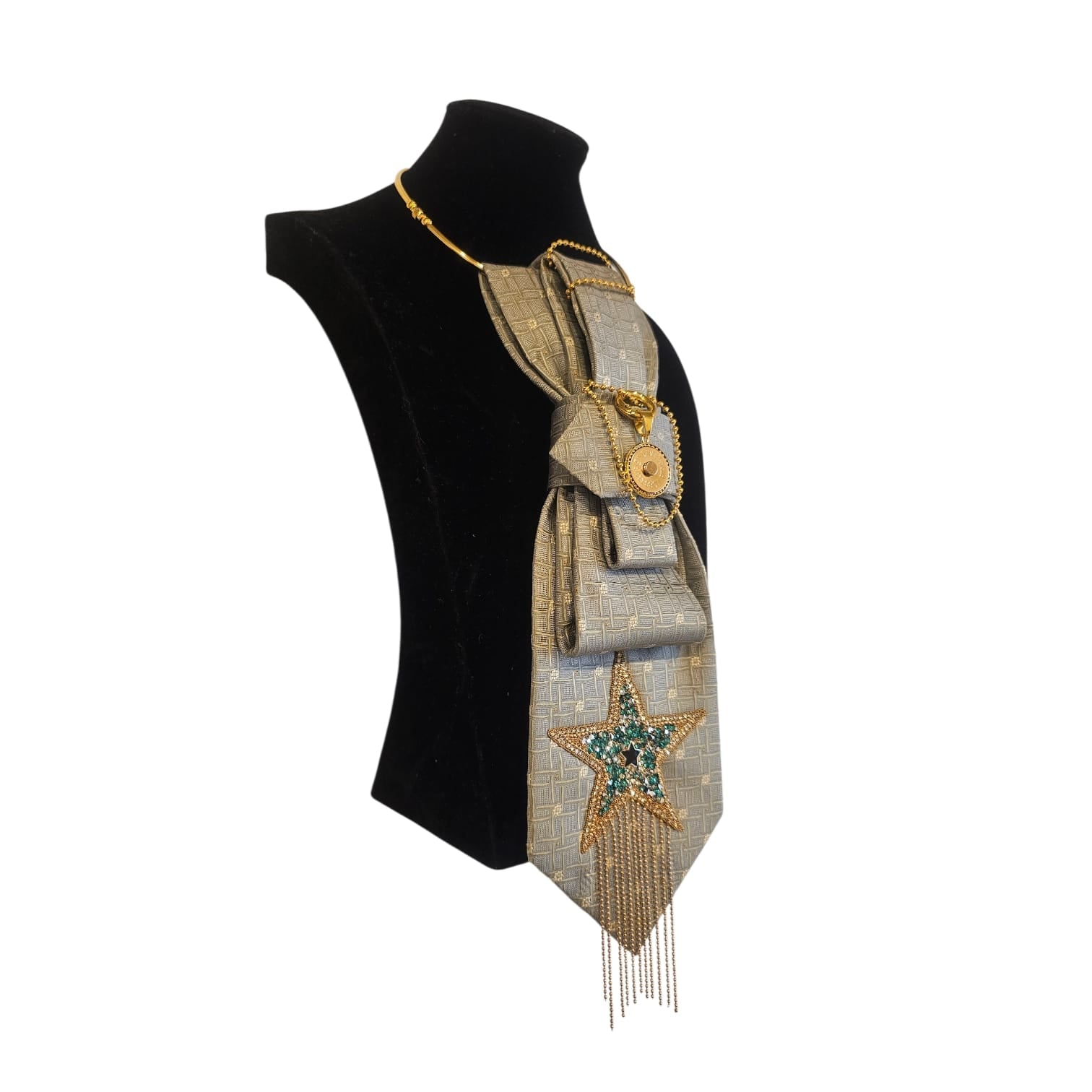 Shiny Star 4-in-1 Jeweled Tie