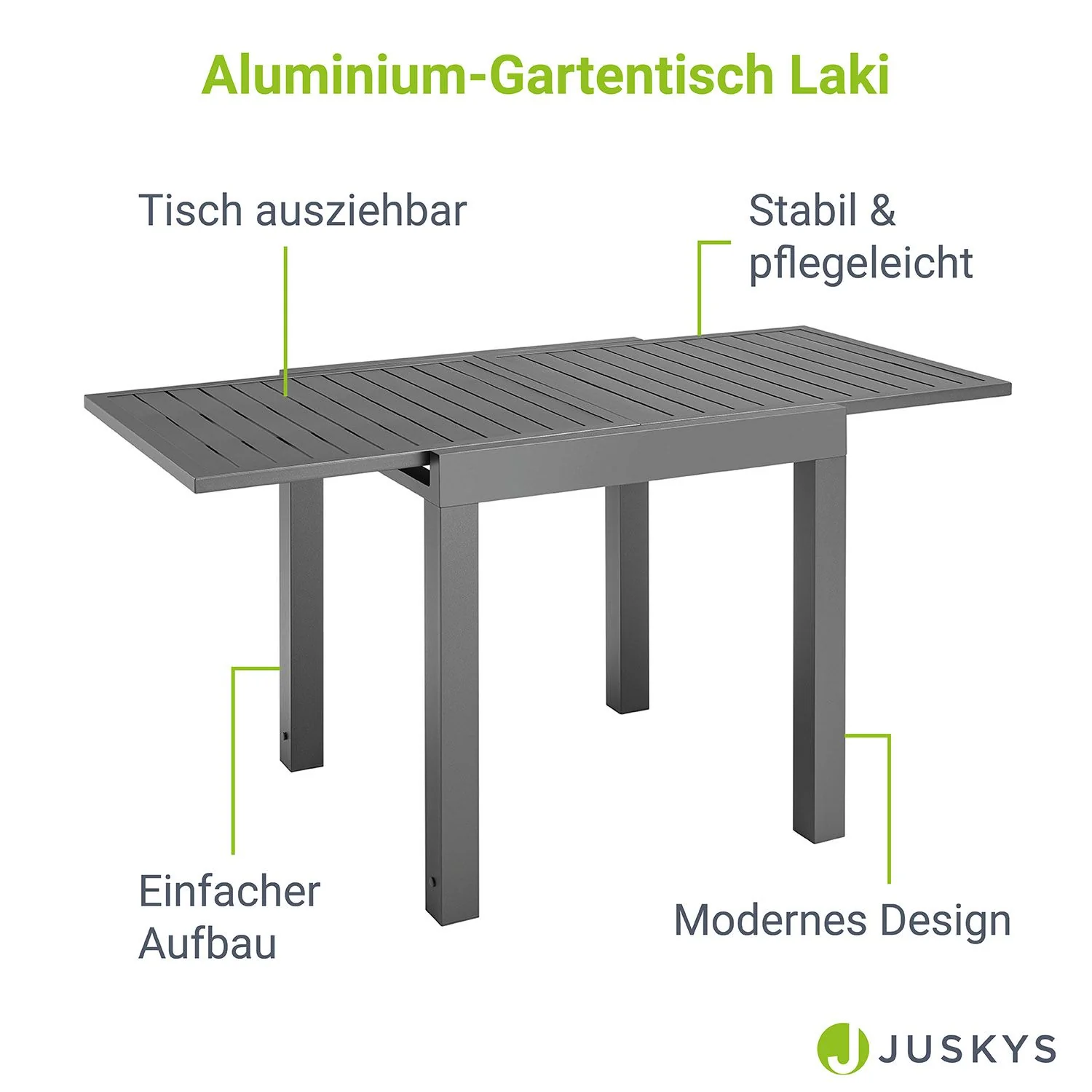 Table de jardin extensible Laki 2025