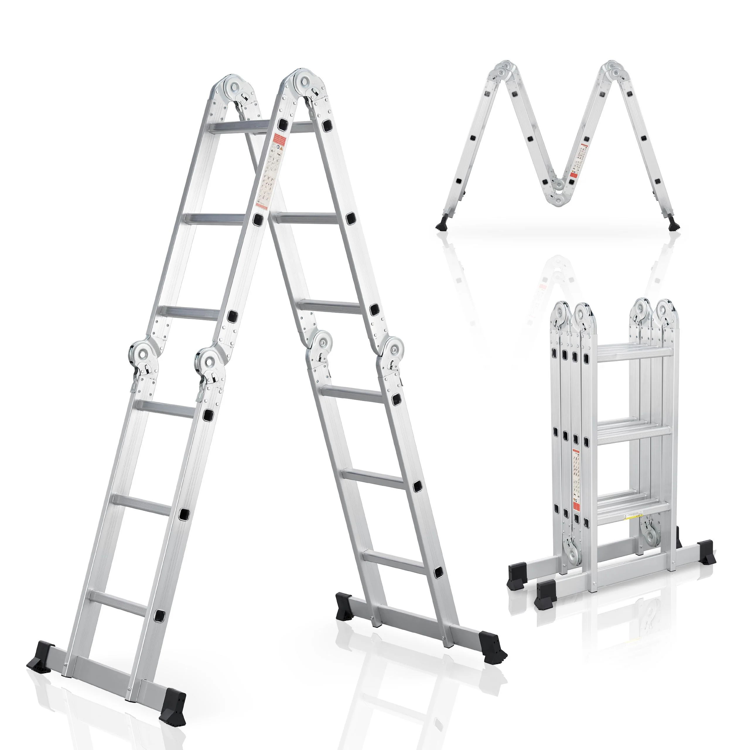 Échelle multifonctionnelle en aluminium 2025 de 3,6 m – Polyvalente, stable et compacte