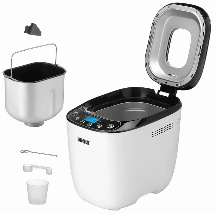 Unold 68010 Backmeister® Design Brotbackautomat, 550 W, 12 Programme, 1000 g Fassungsvermögen, Baujahr 2025