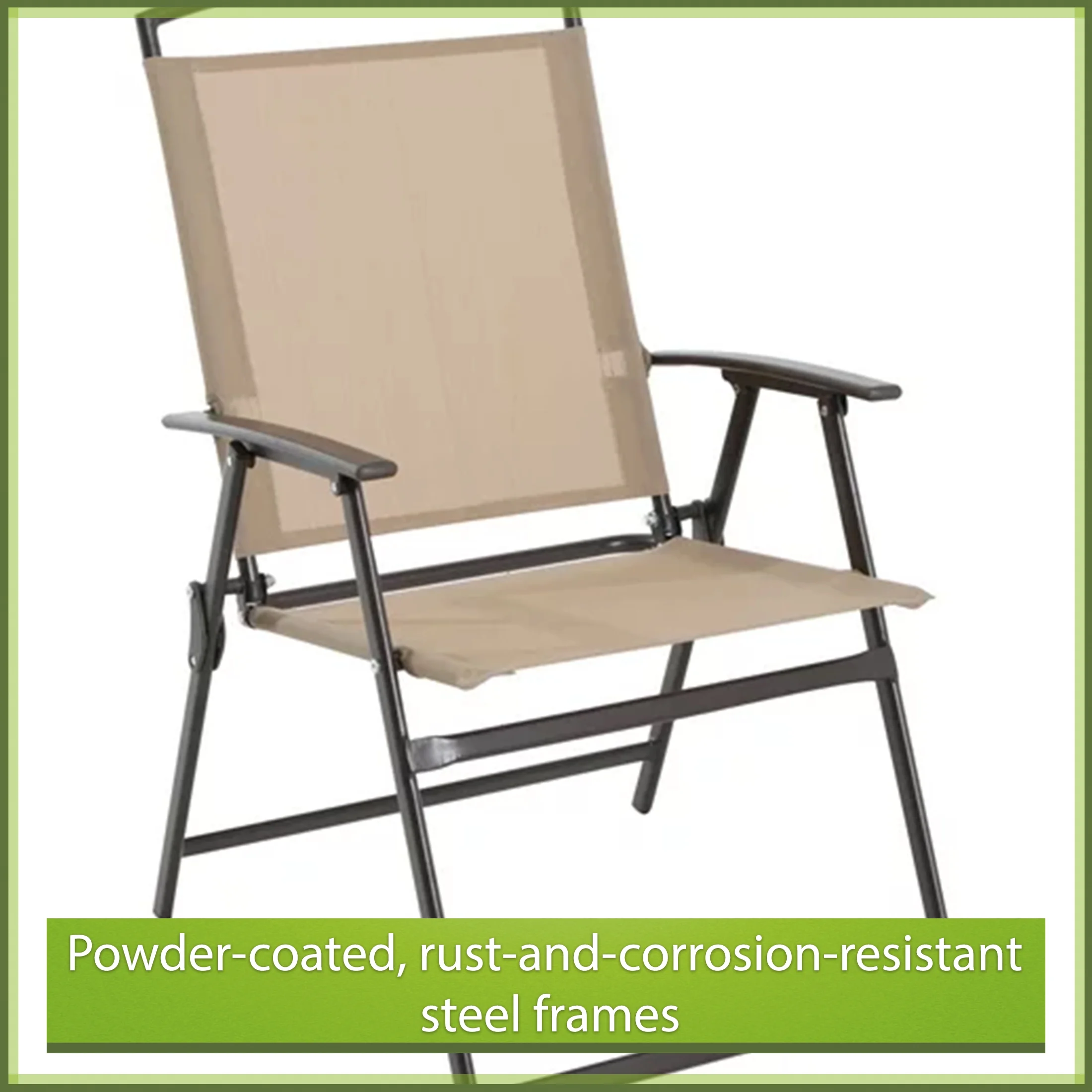 2025 Mainstays Albany Lane 6-delt udendørs spisebordssæt med parasol. Stål. Rød