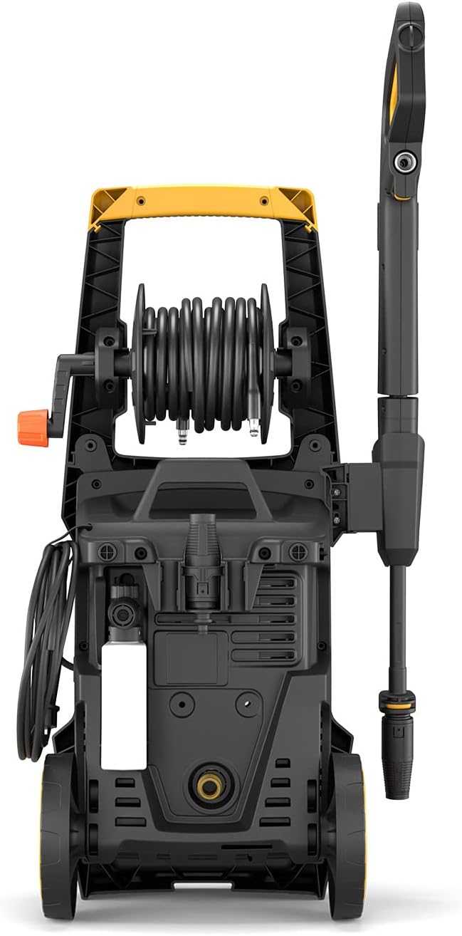 Stanley Hochdruckreiniger SXPW24BX | Hochdruck | für Fahrzeuge und Außenflächen | mit Flächenreiniger und feststehender Bürste | Maximaler Druck 170 bar | Maximale Fördermenge 500 l/h | Verbrauch