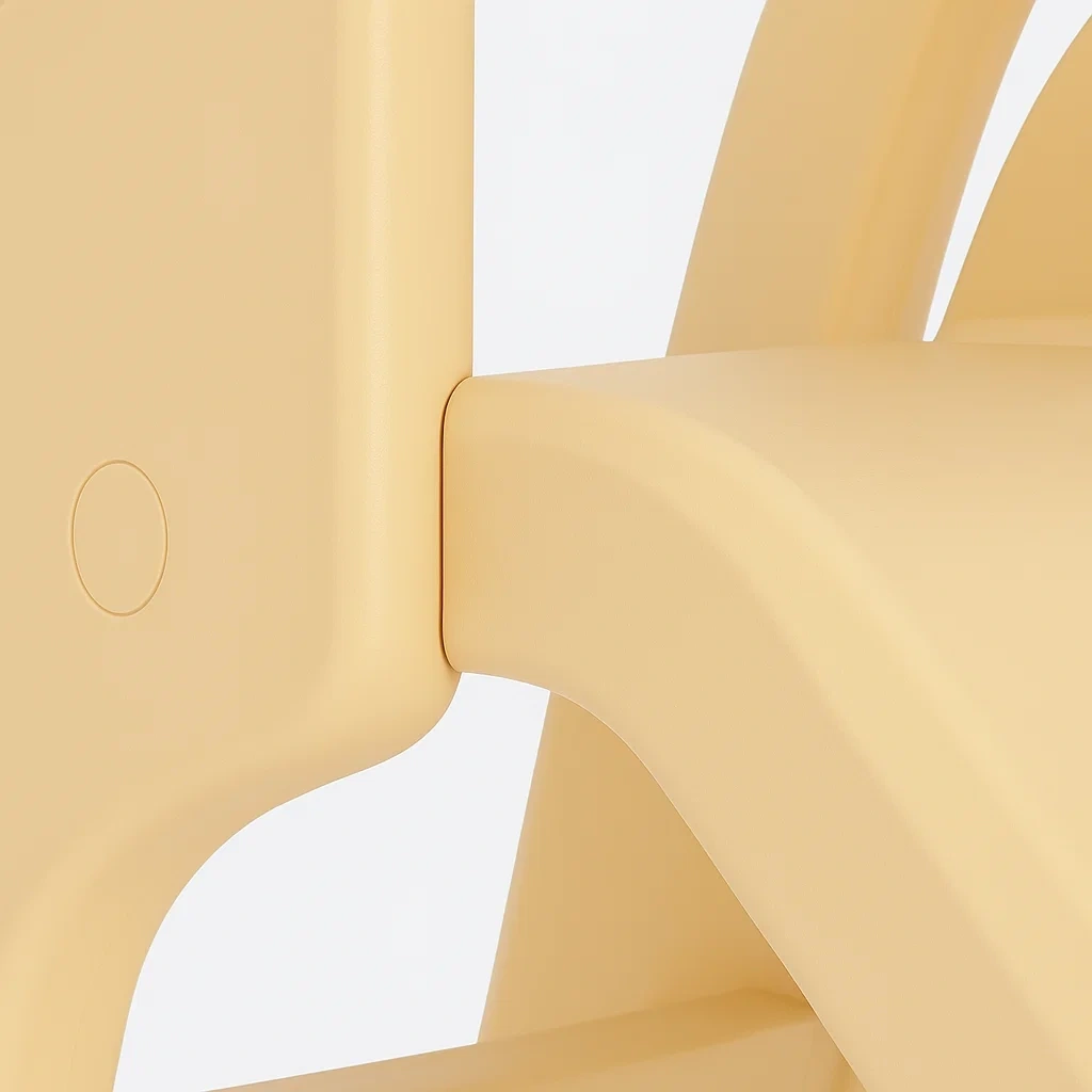 Toboggan beige 135 x 40 x 67 cm pour enfants de 2 à 4 ans, pliable - iPxnKgaN80RL