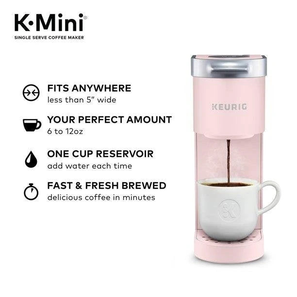 Keurig – K-Mini kaffemaskine til én kop – Dusty Rose