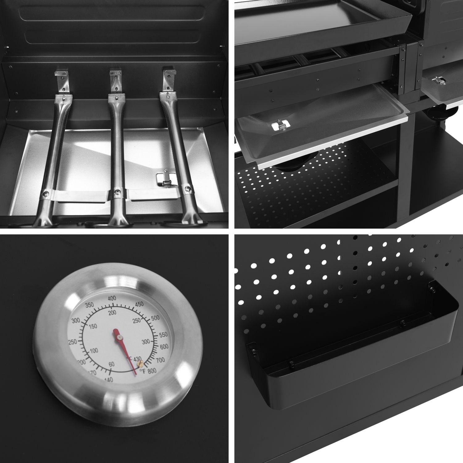 Vesuvio Duo Gasgrill – 3 Brenner + 3-Brenner-Grillplatte