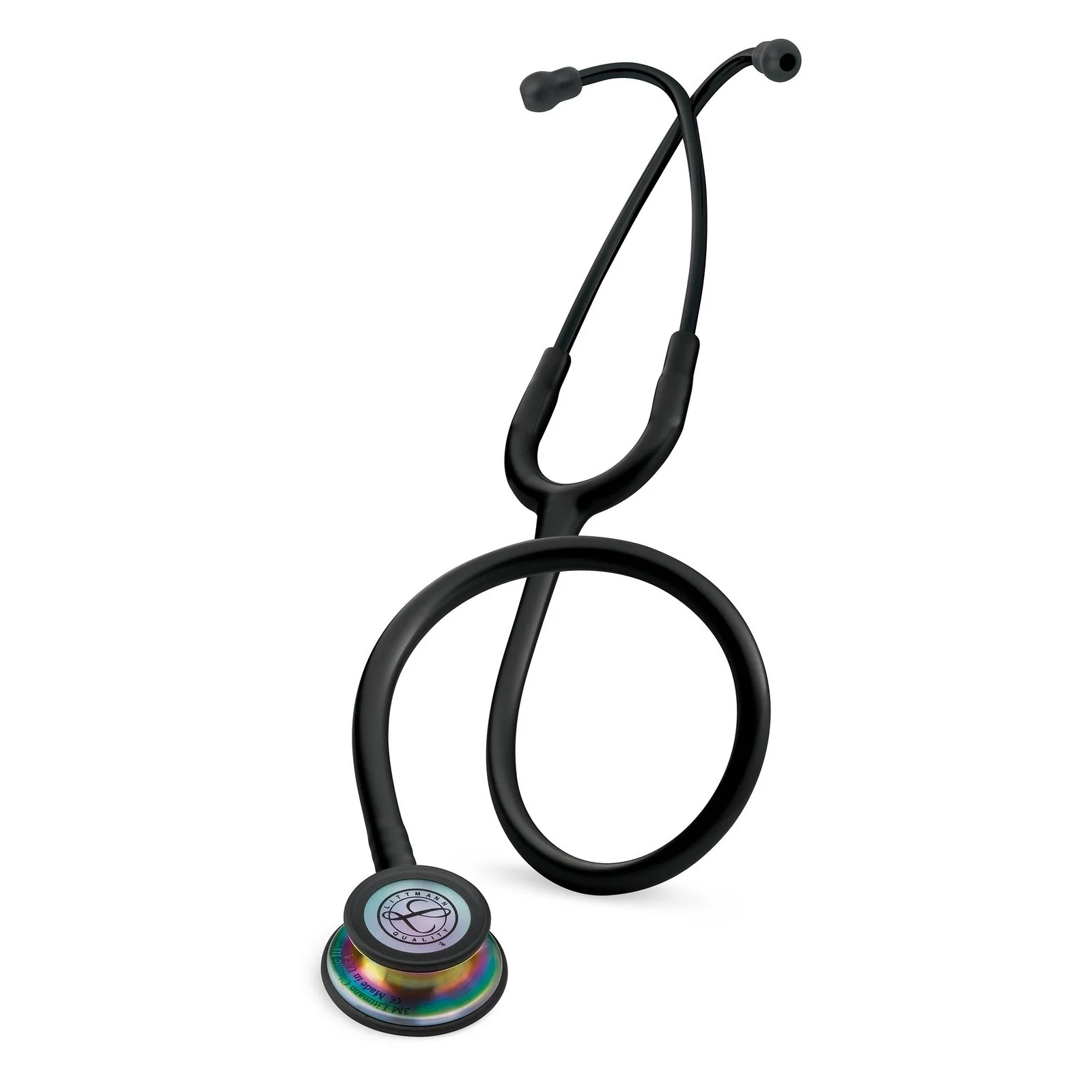 Stéthoscope de surveillance Littmann Classic III 2025 : Arc-en-ciel et noir 5870