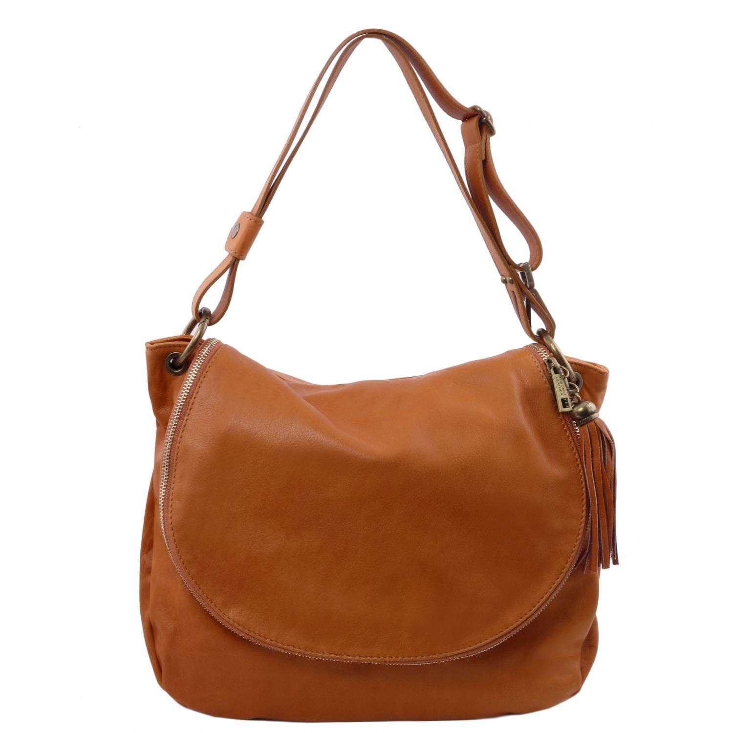 TL Bag - Soft leather shoulder bag with tassel detail | TL141110