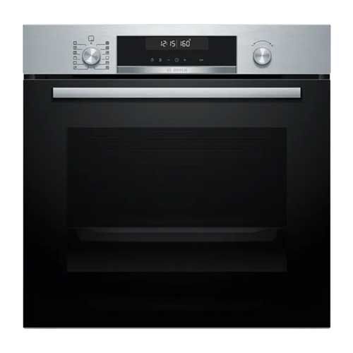 Bosch HBG578ES3 60 cm 71 l Multifunktionsbackofen mit Pyrolyse-Funktion, 3D-Heißluftfritteuse, Edelstahl, Energieeffizienzklasse A+