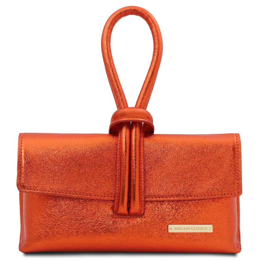 TL Bag - Metallic leather clutch | TL141993