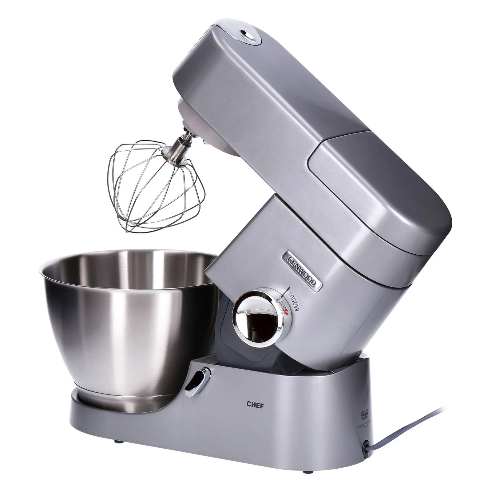 Kenwood Chef KVC3150S Küchenroboter, Baujahr 2025, 1000 W, 4,6 l, Silber