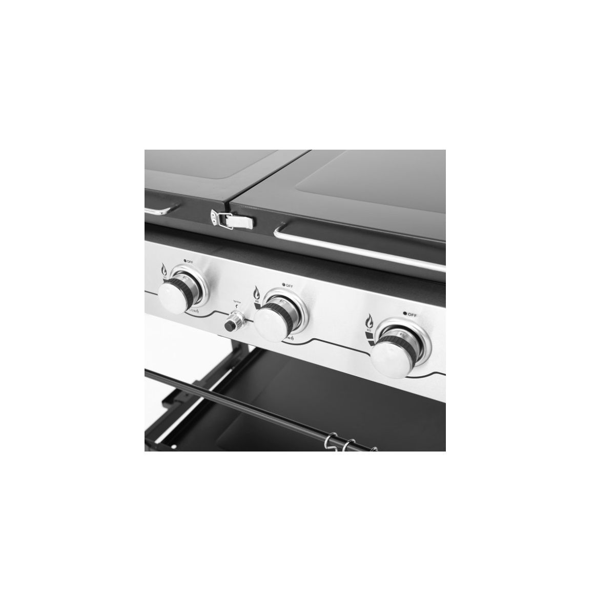 Livoo 4-Brenner-Gasgrill auf Wagen - Doc278