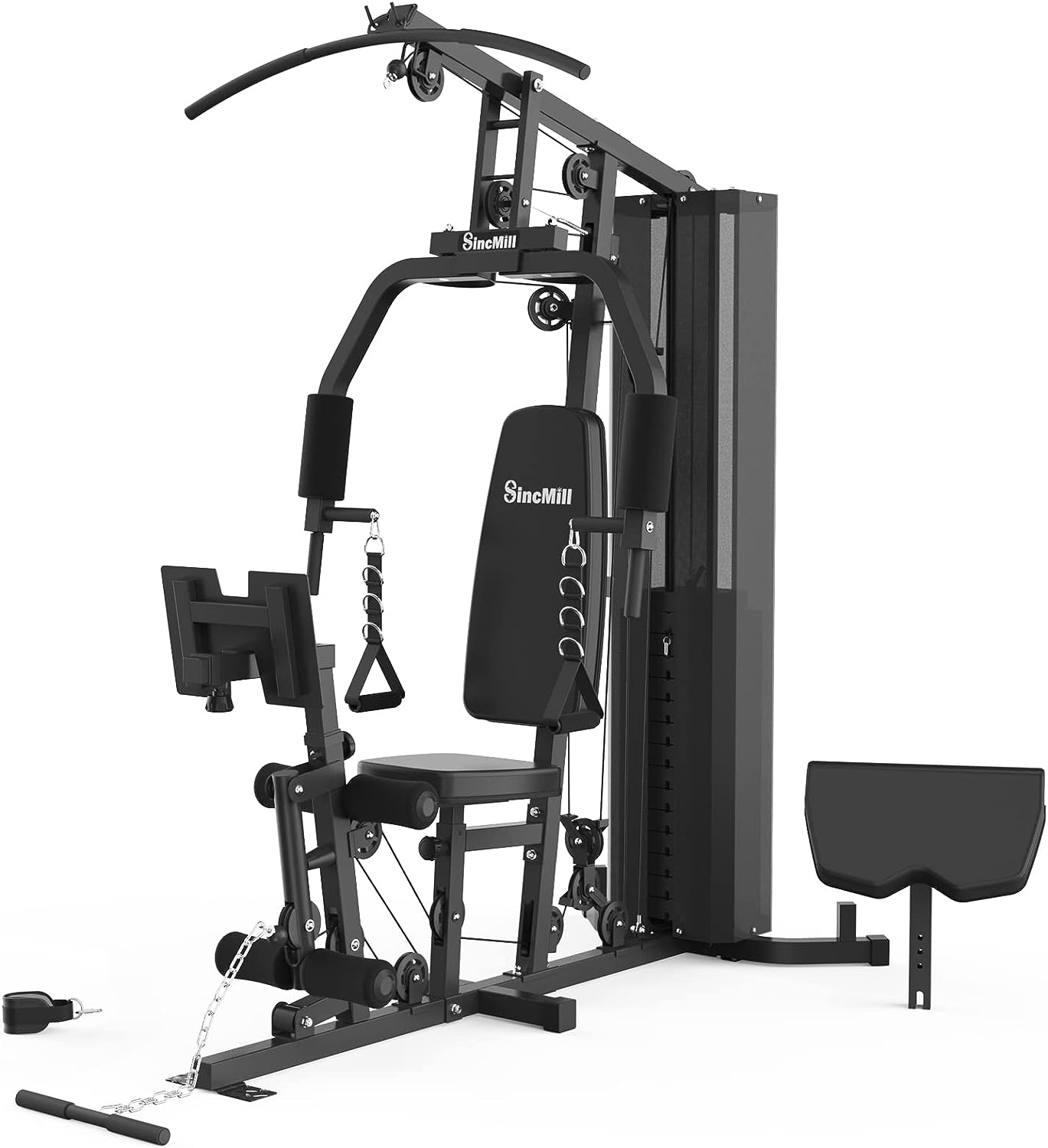 2025 Hjemmegym SCM-1148L. 148 lb multifunktionelt fitnessudstyr til komplet hjemmetræning