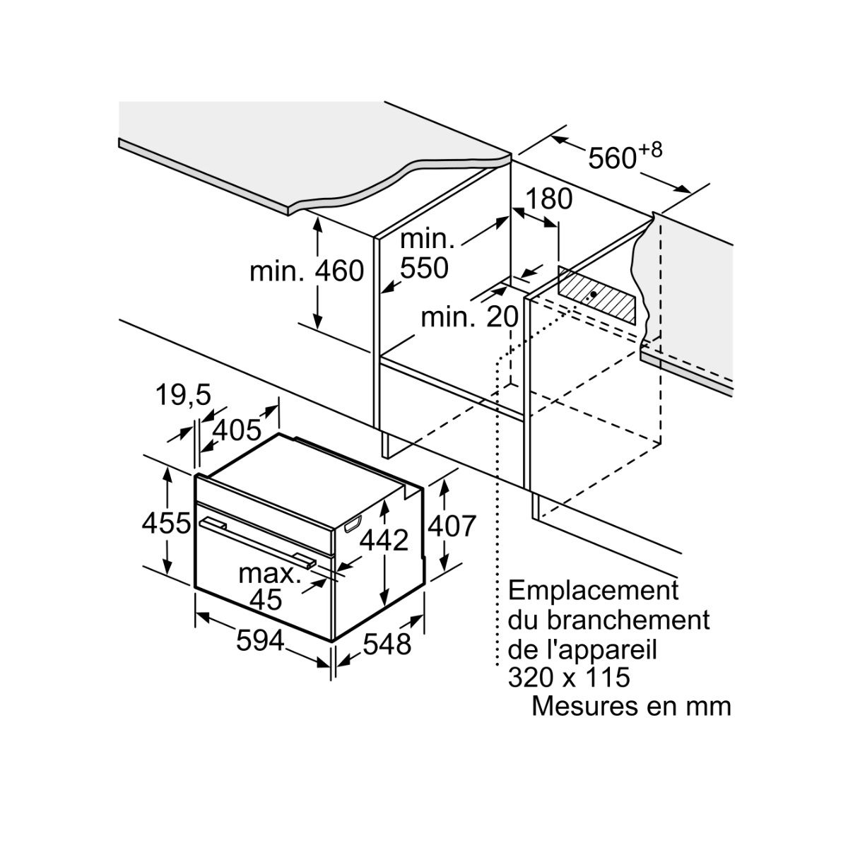Siemens Einbau-Kombi-Backofen 45 l Schwarz - CM724G1B1