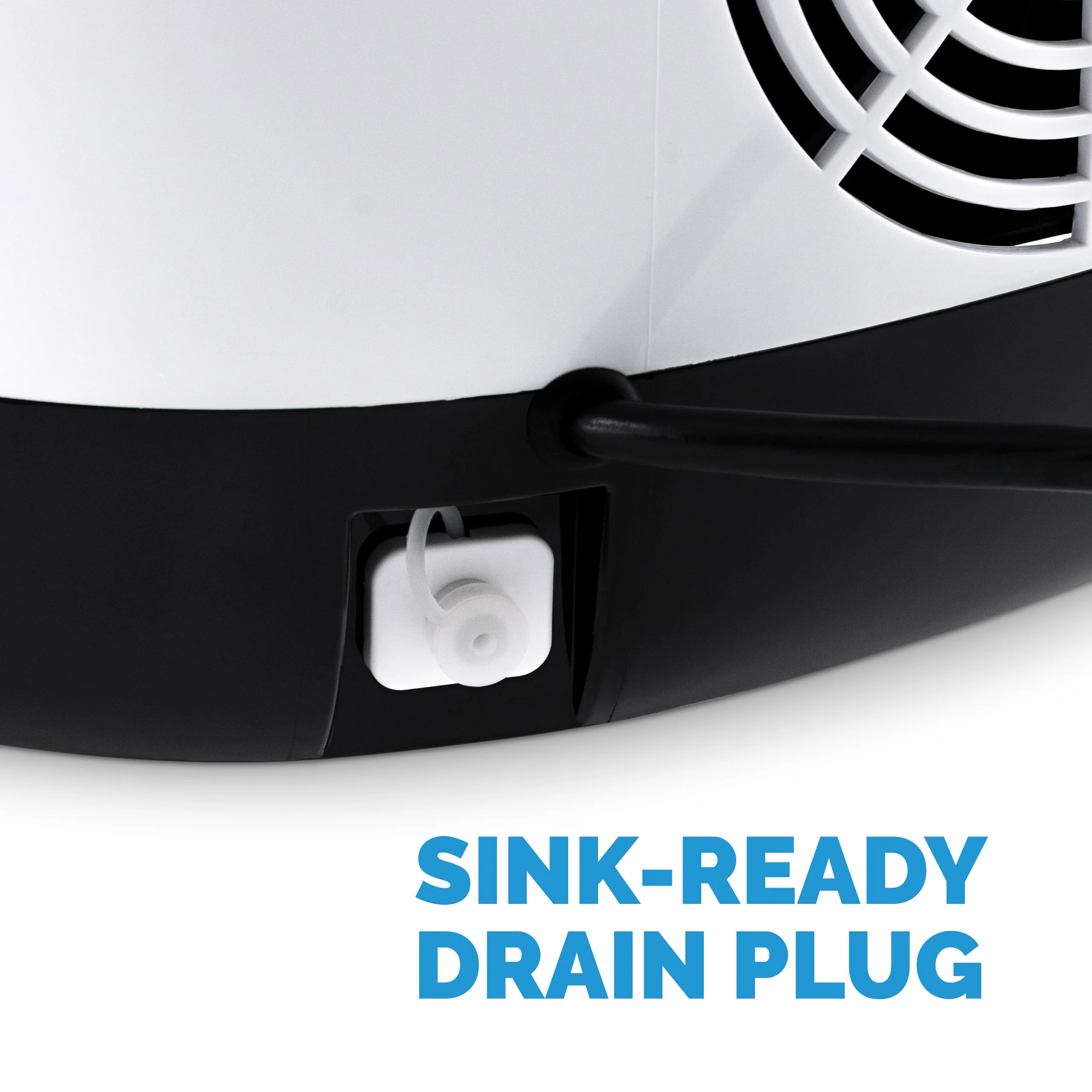 Newair® Tisch-Eiswürfelbereiter 2025 – Kugelförmige Eiswürfel. Weiß