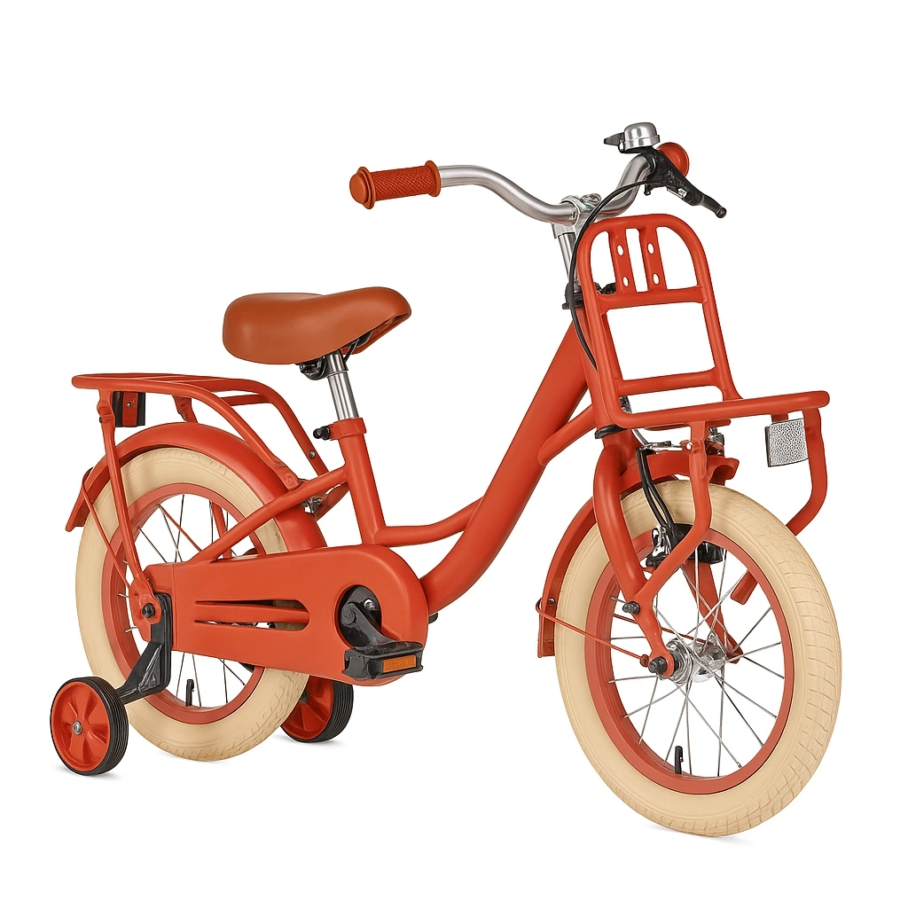Vélo enfant orange avec roues de 12 pouces et design moderne - dXCICWiT95Hj