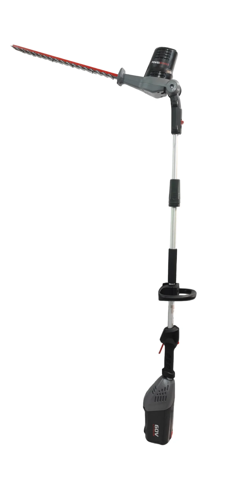 Taille-haie sur perche Powerworks P60PHT 2025, sans batterie ni chargeur