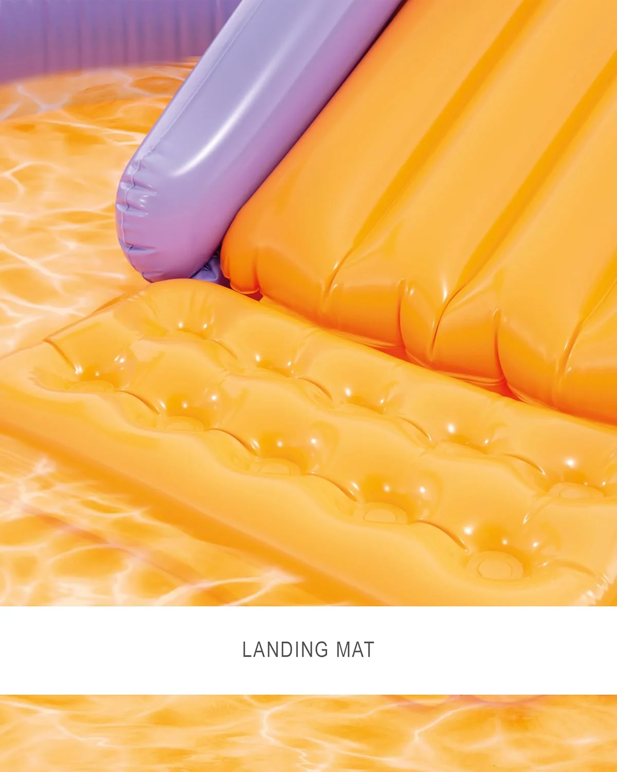 Intex Jungle Adventure Oppusteligt Legeområde – Pool med Rutsjebane og Vandlege til Børn