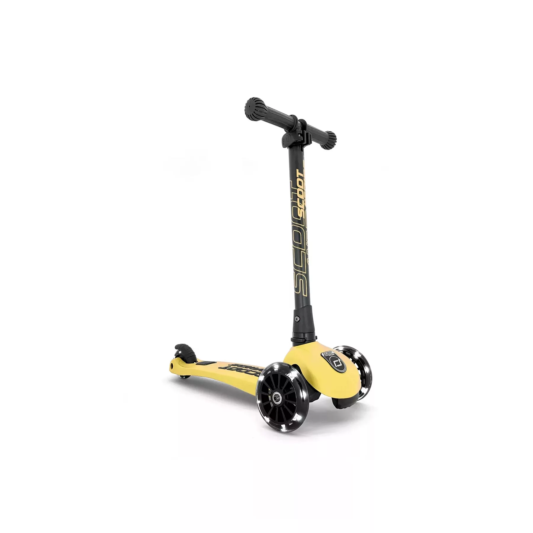 Trottinette Scoot & Ride Highwaykick 3 LED pour enfants (modèle 2025). Pliable. Roues lumineuses. De 3 à 6 ans.