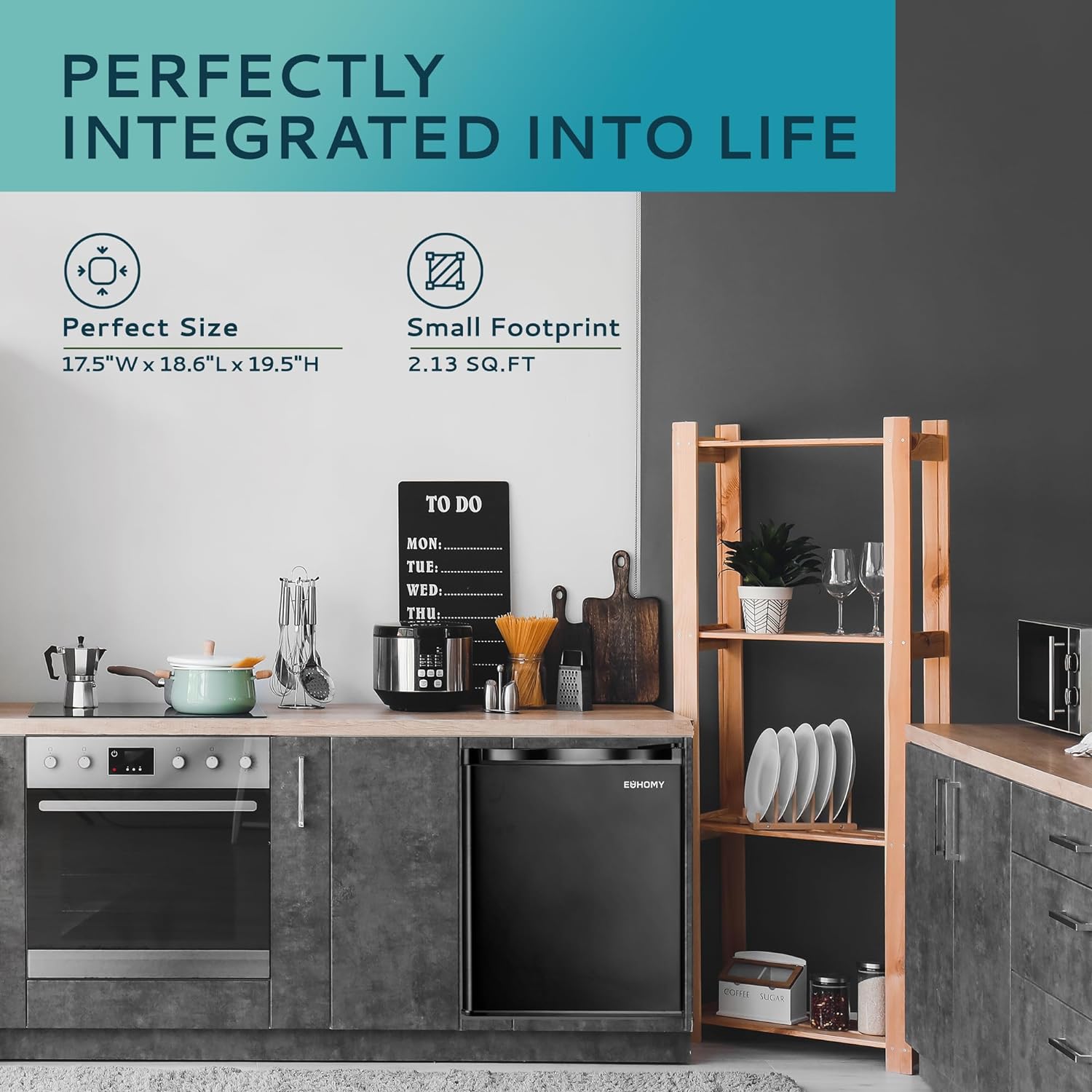 Gefrierschrank 2025, 85 Liter Nutzinhalt. Einzeltür aus Edelstahl, wendbar. Kompakter Gefrierschrank für Zuhause, Studentenwohnheime, Wohnungen und Büros (Silber).