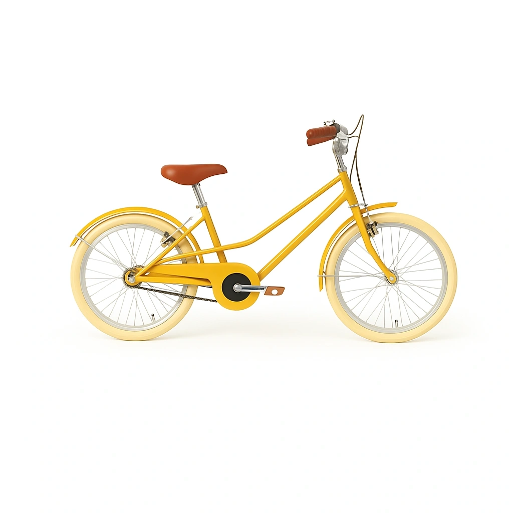 Vélo enfant jaune/acier - RZFTCWSp90VQ
