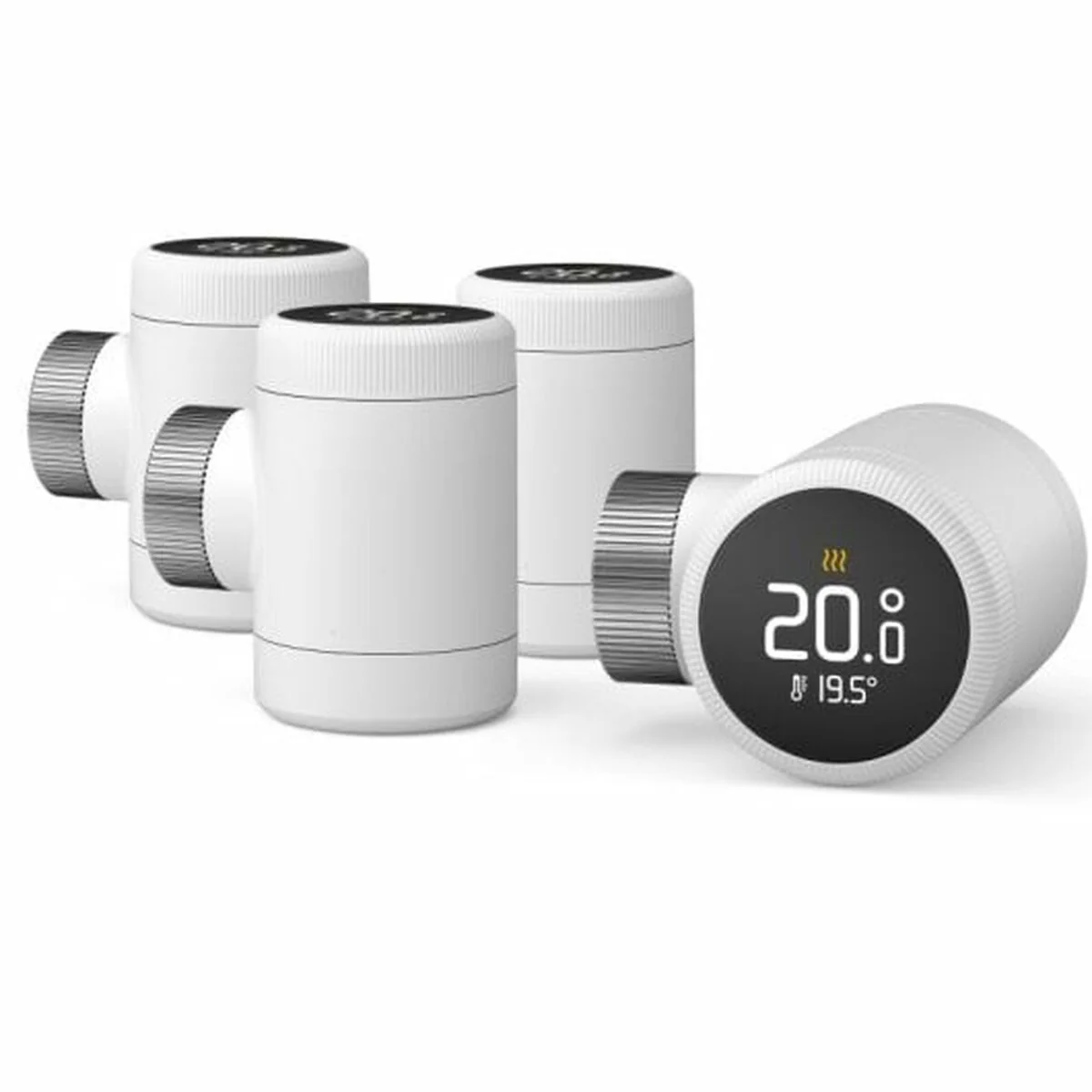 2025 Smart Radiatortermostat – App-styring og Smart Home-integration. Nem installation. Energieffektiv. Kompatibel med standardradiatorer.