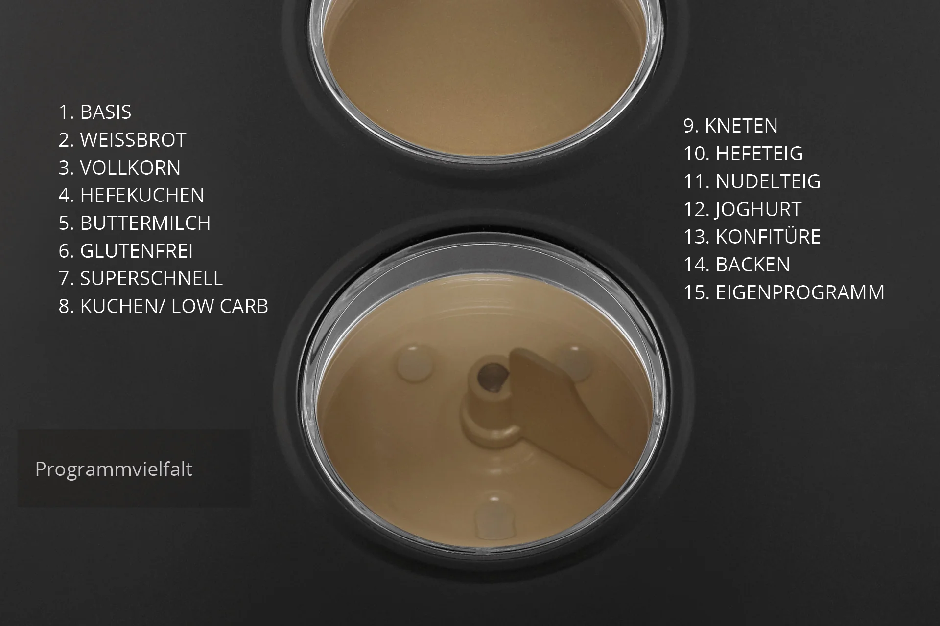 2025 Uold Backmeister Big 850W brødmaskine med 15 programmer og 1.500g kapacitet