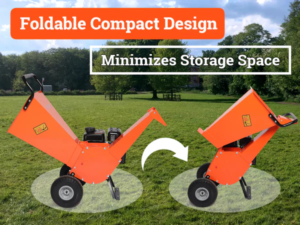 2025 EFCUT R30 Flishugger – 7 HK Benzindrevet Flishugger og Kompostkværn – Kompakt og højtydende design – Maks. kapacitet 3 (R0)