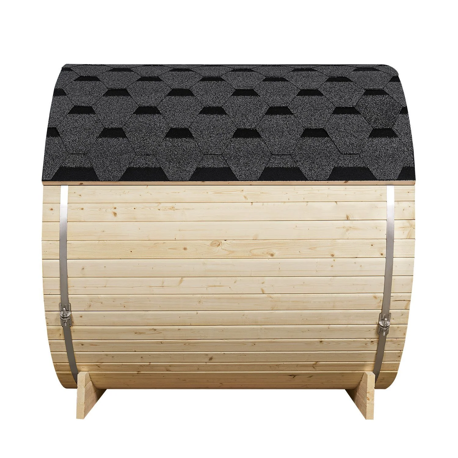 2025 Spitzbergen Fasssauna mit Saunaofen