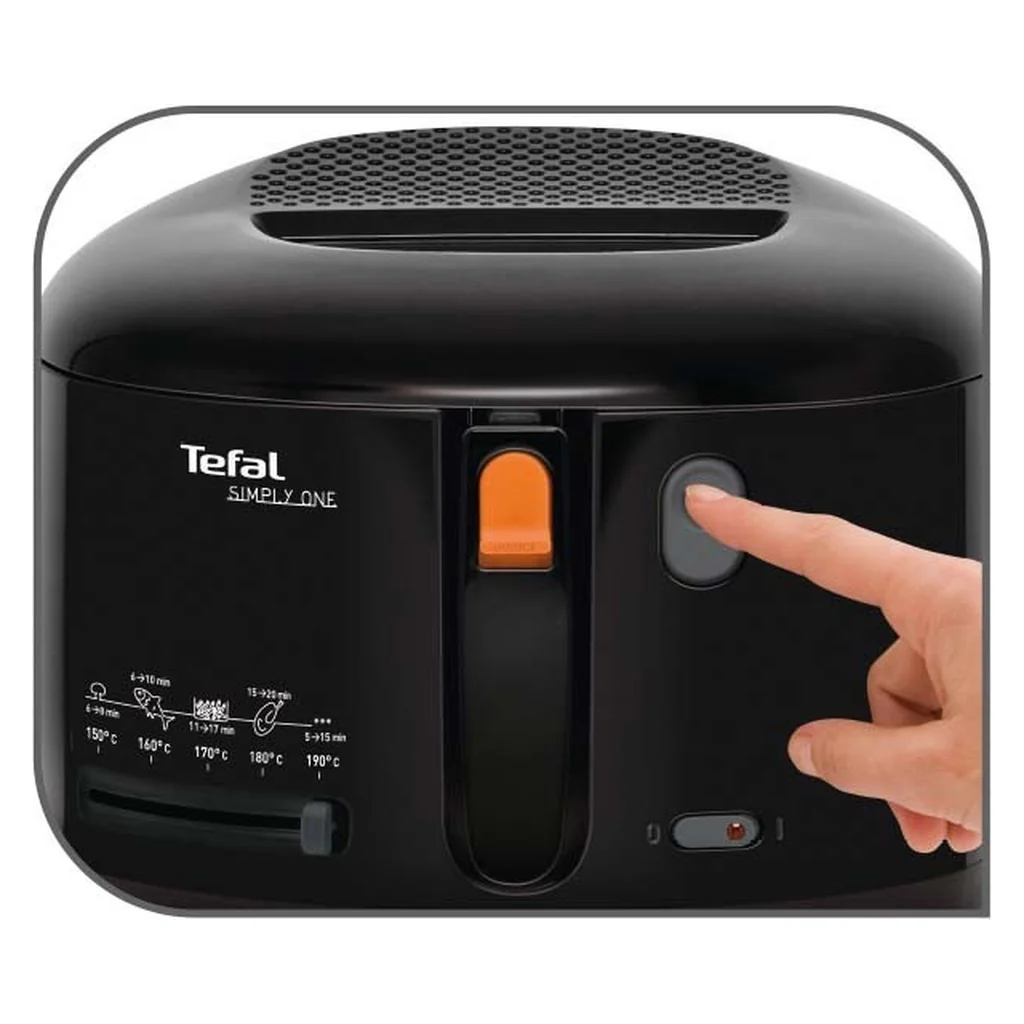 Tefal Simple One FF1608 Schwarze Fritteuse (Modelljahr 2025)