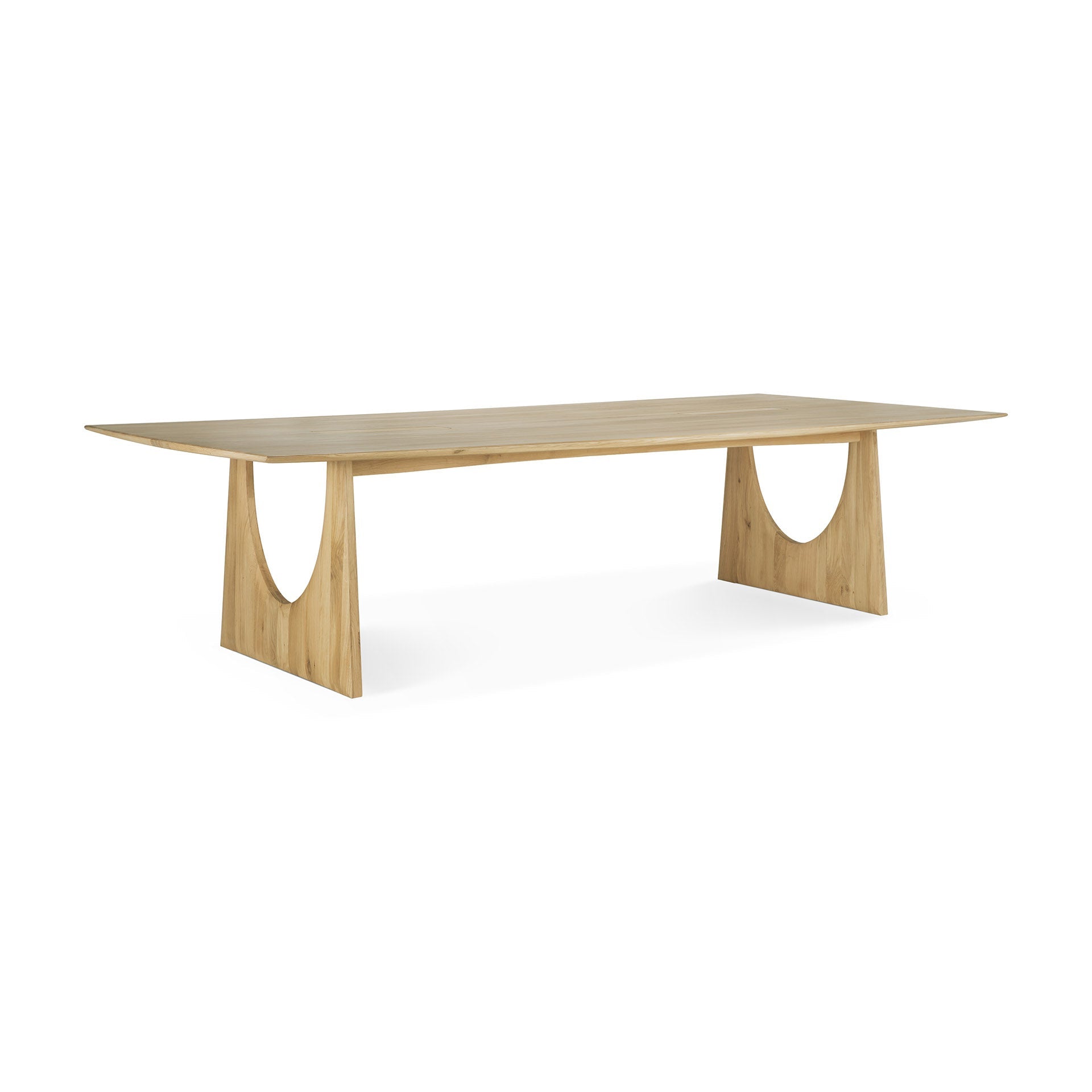 Geometric Meeting Table - Oak