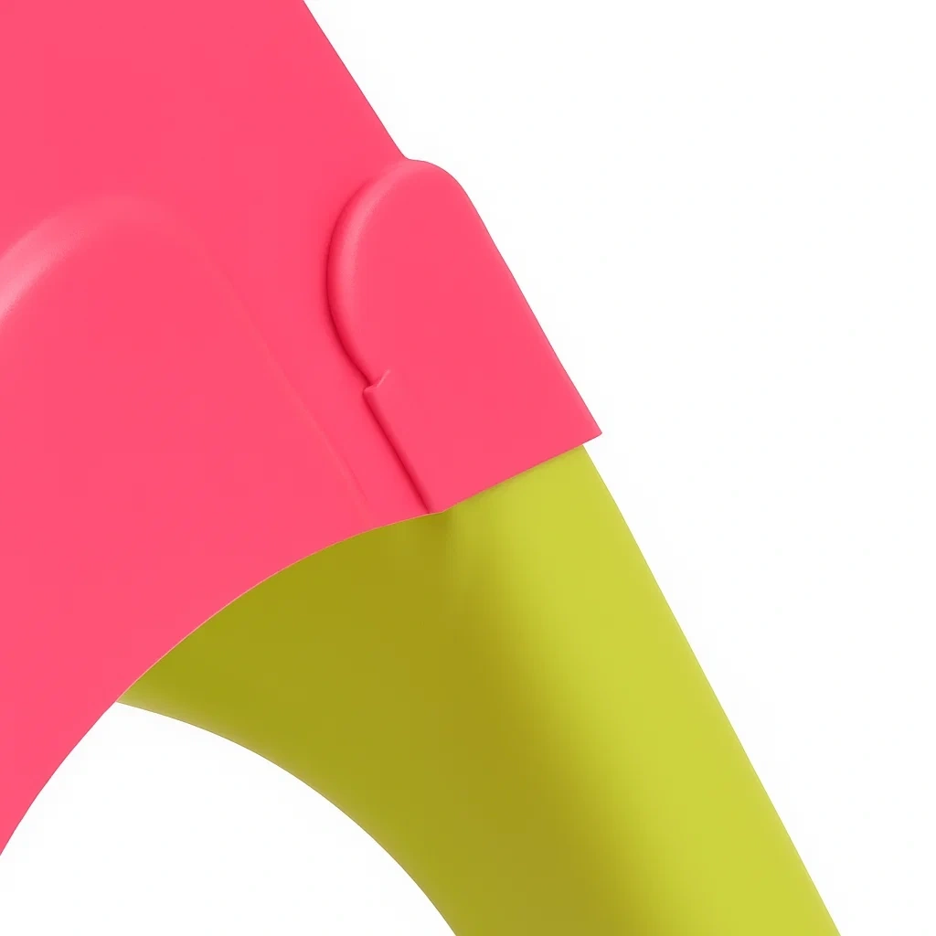 Toboggan rose 120x38x72 cm pour enfants de 2 à 5 ans, pliable - ryUniApC70iD