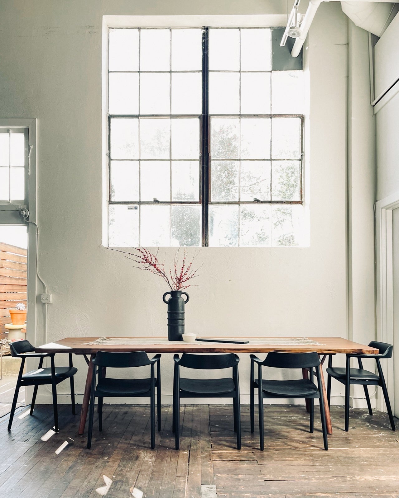 Silla de comedor Sven - Fresno negro