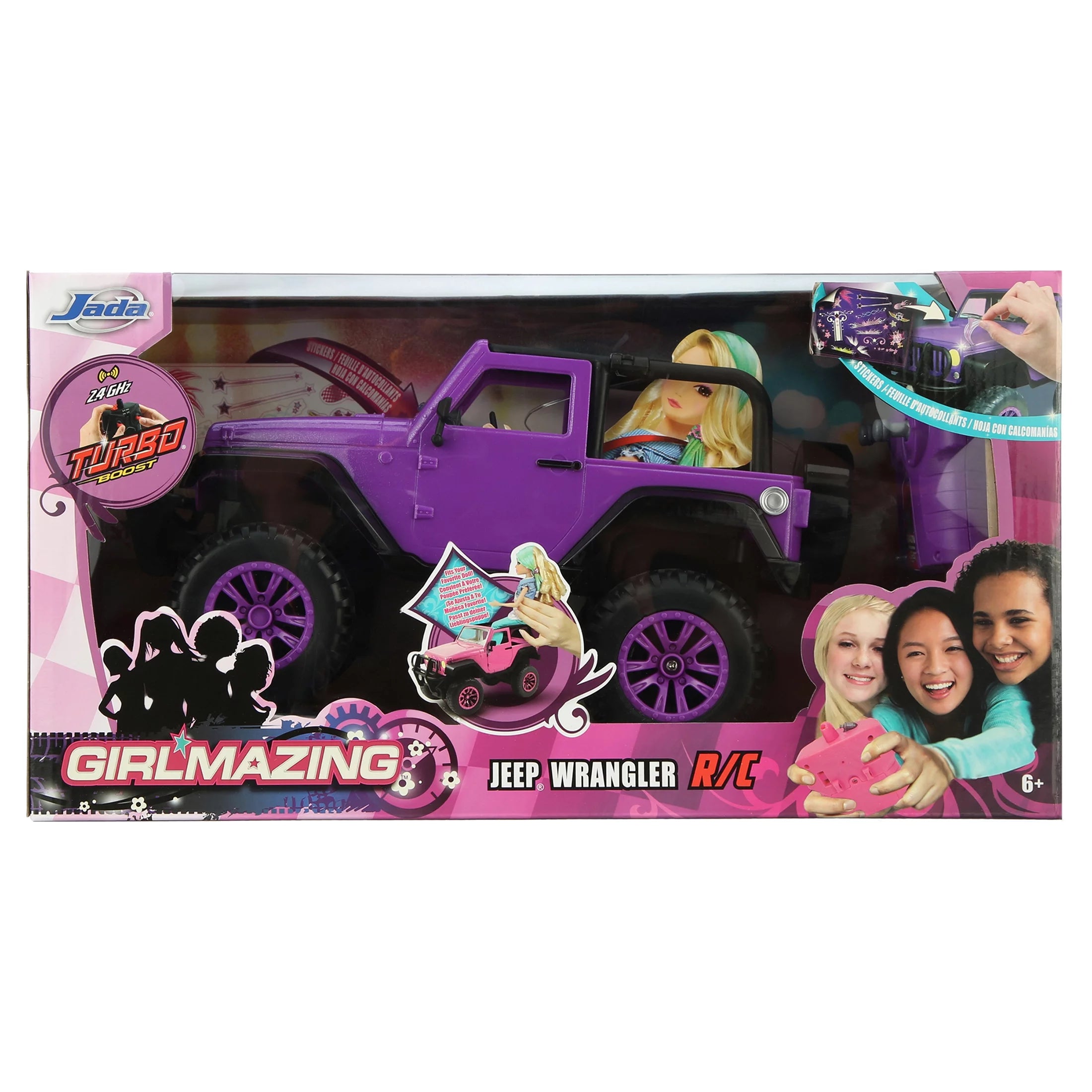 Jada Toys – GirlMazing ferngesteuerter Jeep, Lila