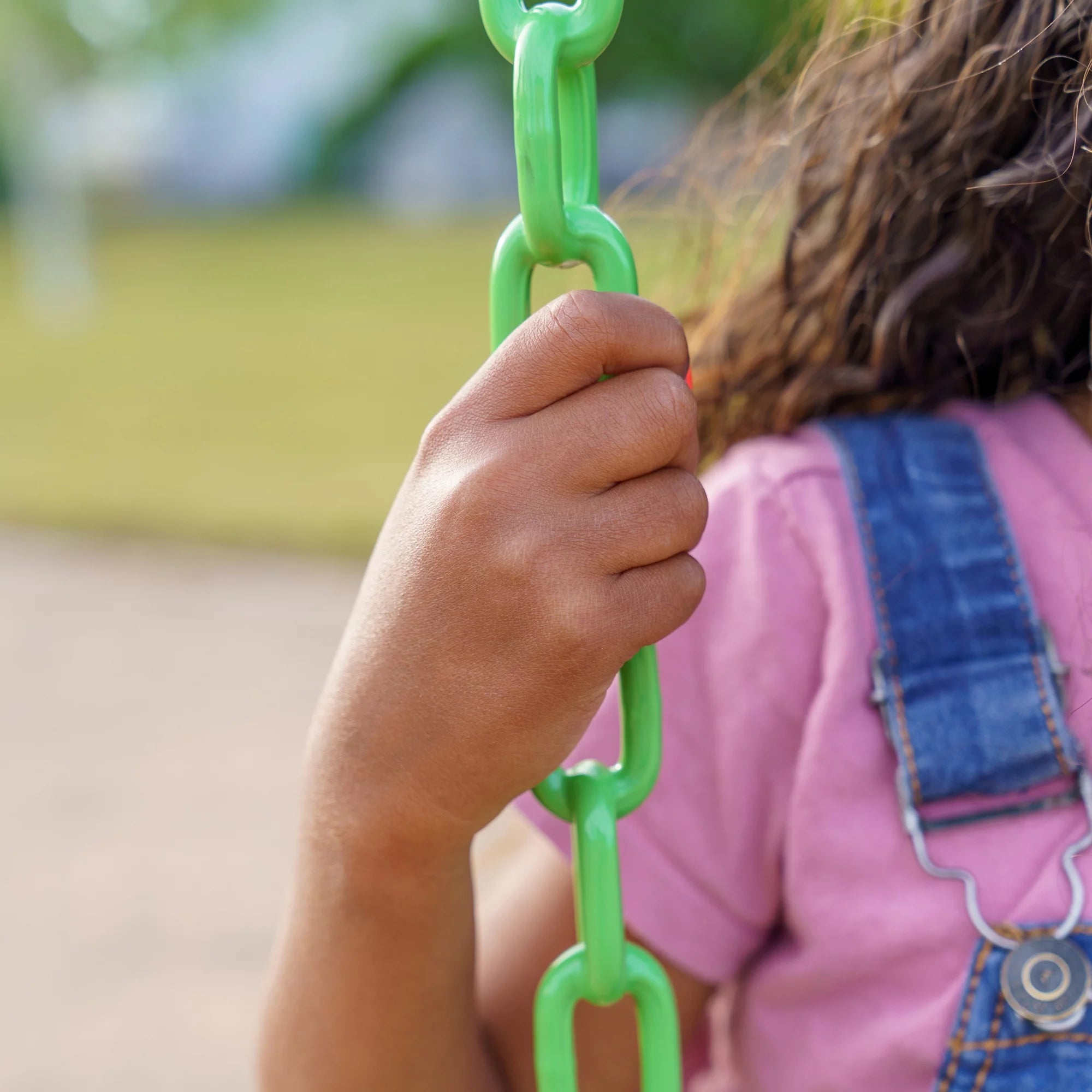 2025 Lifetime børnegyngesæt i metal med 2 gynger med stropper og trapezstang – 2,7 meter (91206)