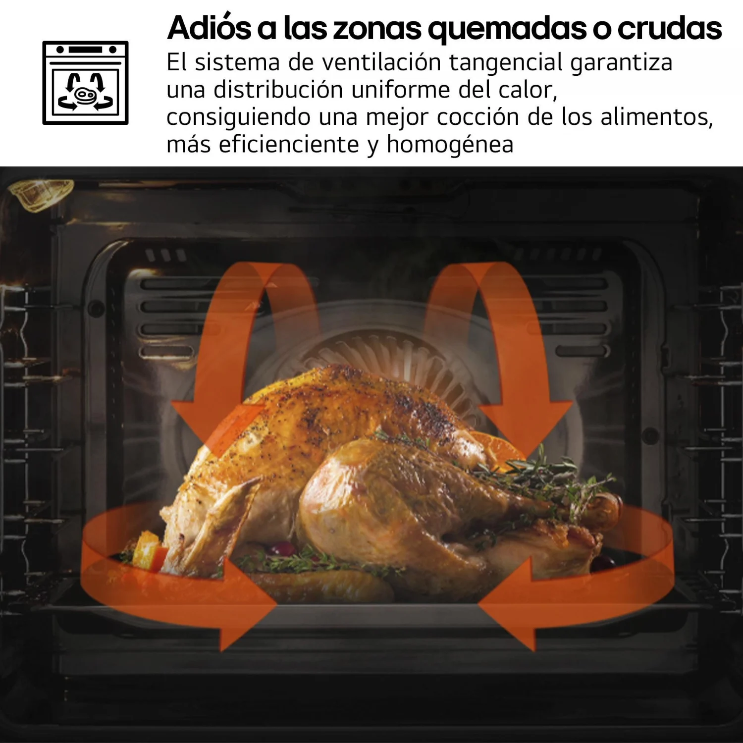 LG Multifunktionsbackofen WS5D7230S, 2,9 kW, 72 l, Klapptür, 12 Kochfunktionen, Energieeffizienzklasse A – Edelstahl