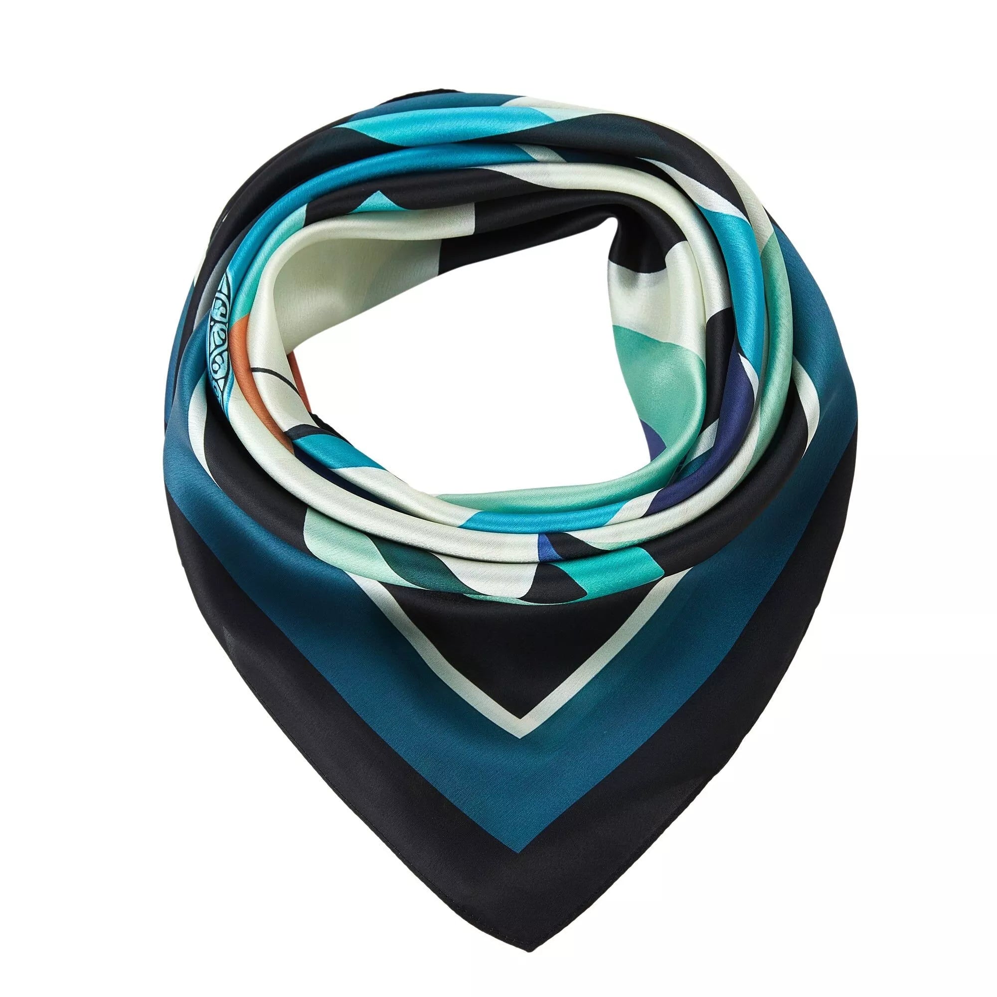 Toucan Large Square Silk Scarf | Blue (90 × 90 cm)