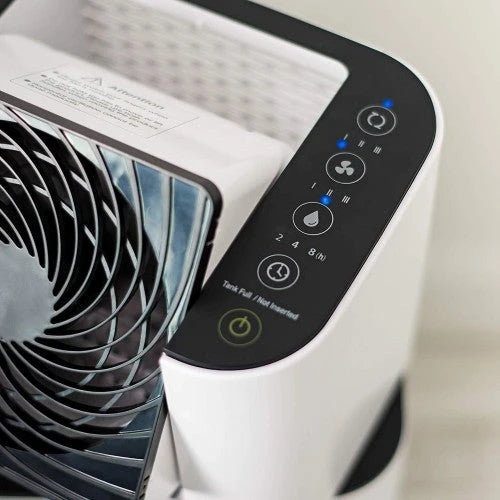 Déshumidificateur IRIS USA, Inc. DHM-DDC50 avec ventilateur de circulation, blanc