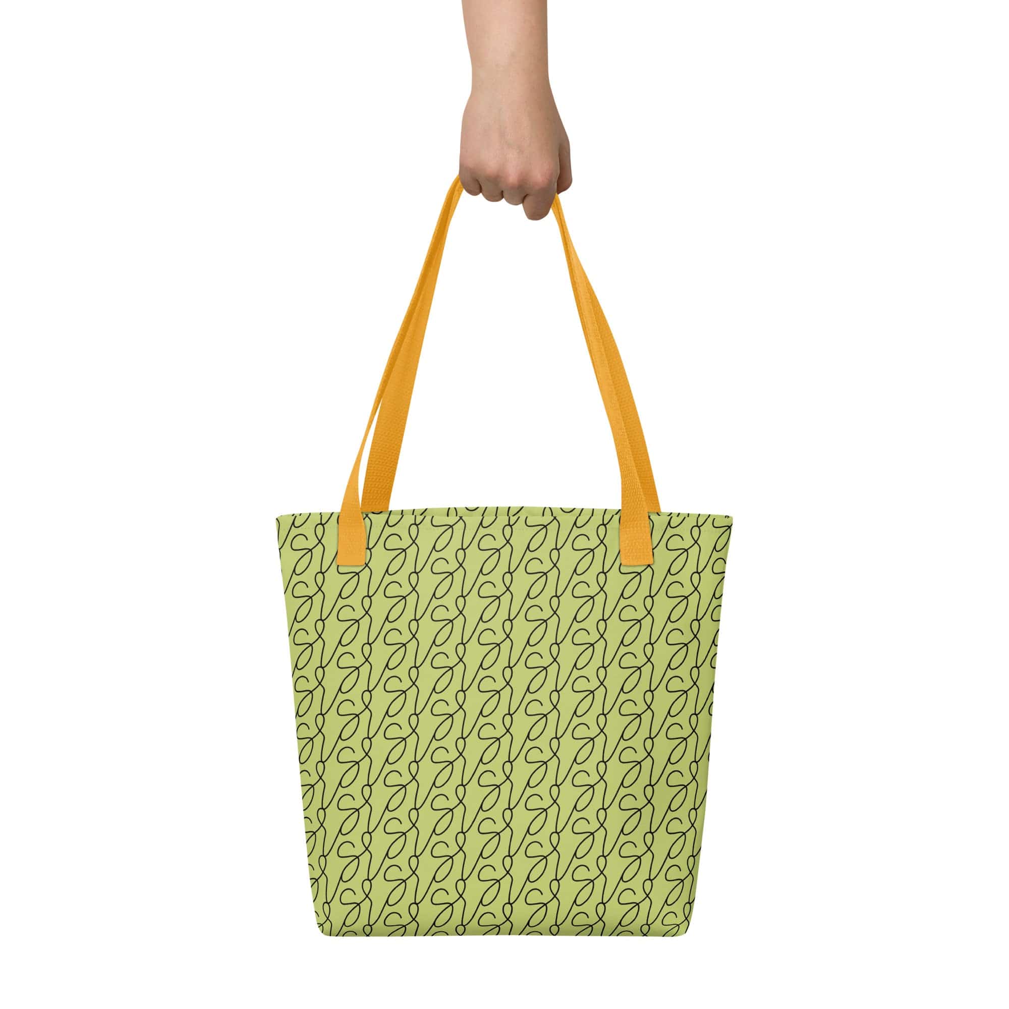 Olive Green Logo Tote Bag