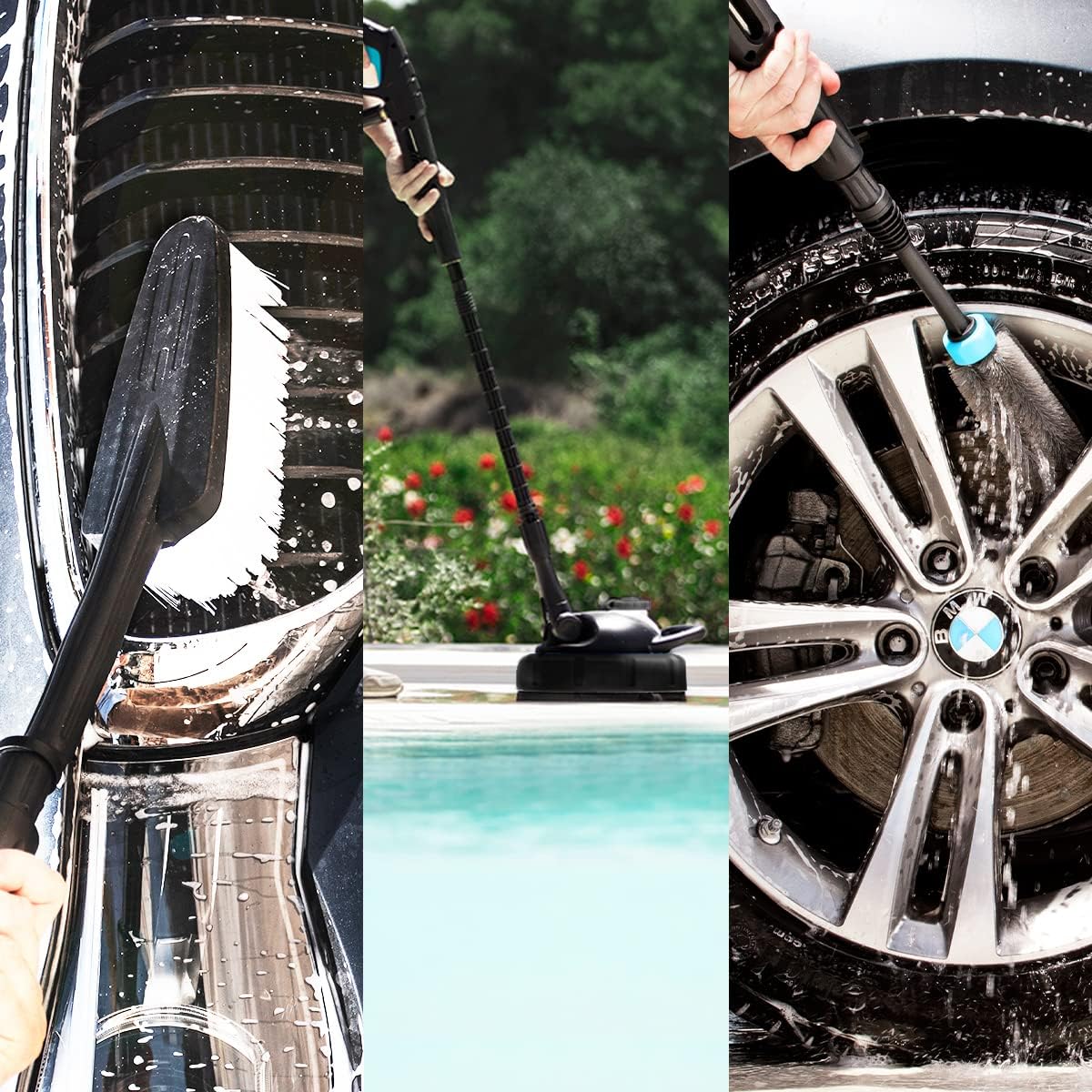 Cecotec HydroBoost 2400 AdvanceClean højtryksrenser. 2400W, Hjem, Have eller Bil, Flowhastighed på 480l/t, 180 trykbarer, Aluminiumpumpe, Aktionsradius 14 m