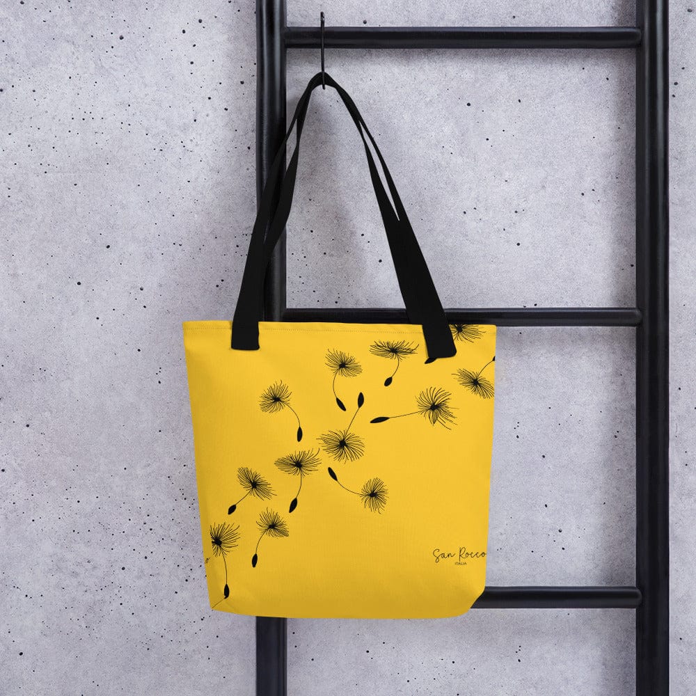 Yellow Dandelion Tote Bag