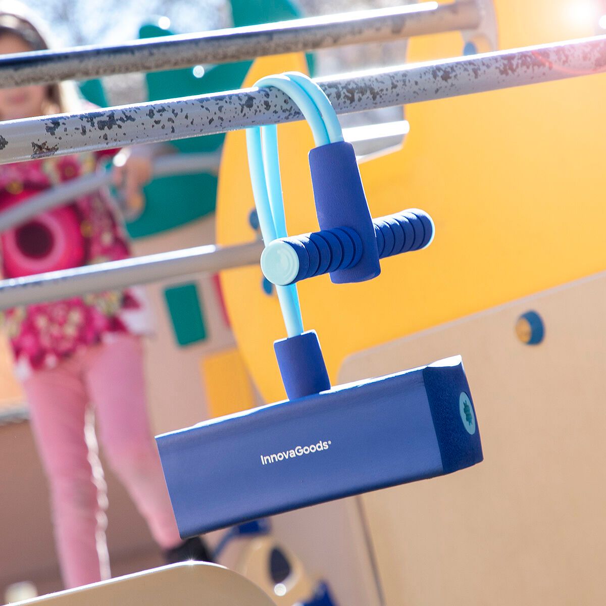 TPE-Gummi-Pogo-Jumper, 55 x 24 x 11 cm – Innovagoods. Blau