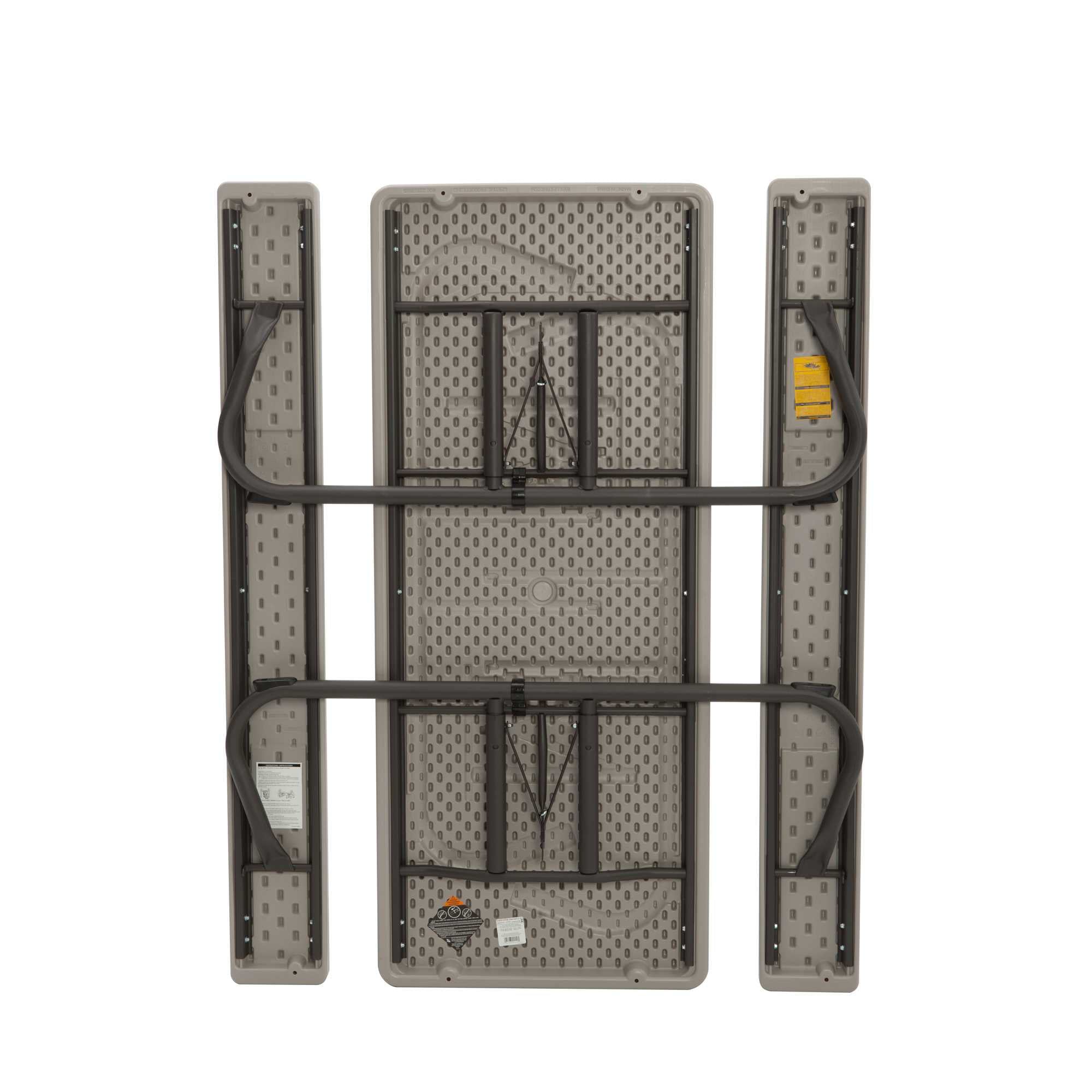 Lifetime 1,83 m Klappbarer Picknicktisch, Farbe: Gips (Kitt), 22119