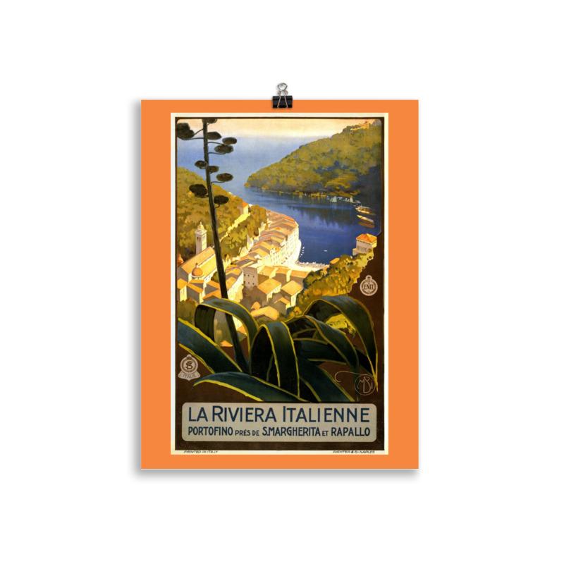 La Riviera Italienne - Portofino Poster
