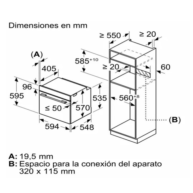 Balay 3hb4131b2 Weißer Aqualisis-Ofen