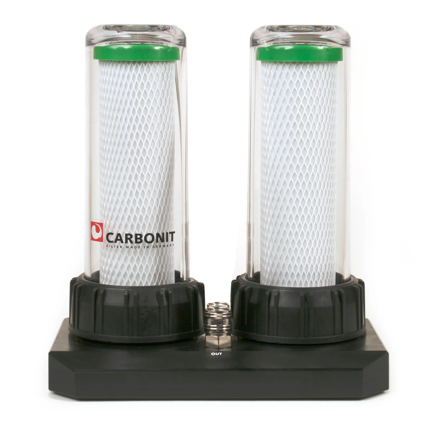 2025 Carbonit DUO HPP Parallel – Filtre à eau sous évier avec double cartouche. Sans robinet.