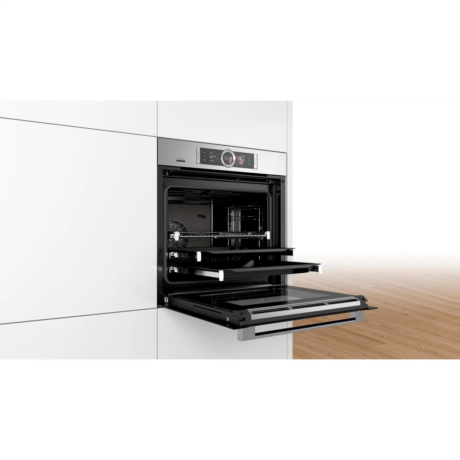 Bosch HSG636XS6 Multifunktionsbackofen, 3,6 kW, 71 l, Klapptür, 14 Kochfunktionen, Energieeffizienzklasse A+ – Edelstahl