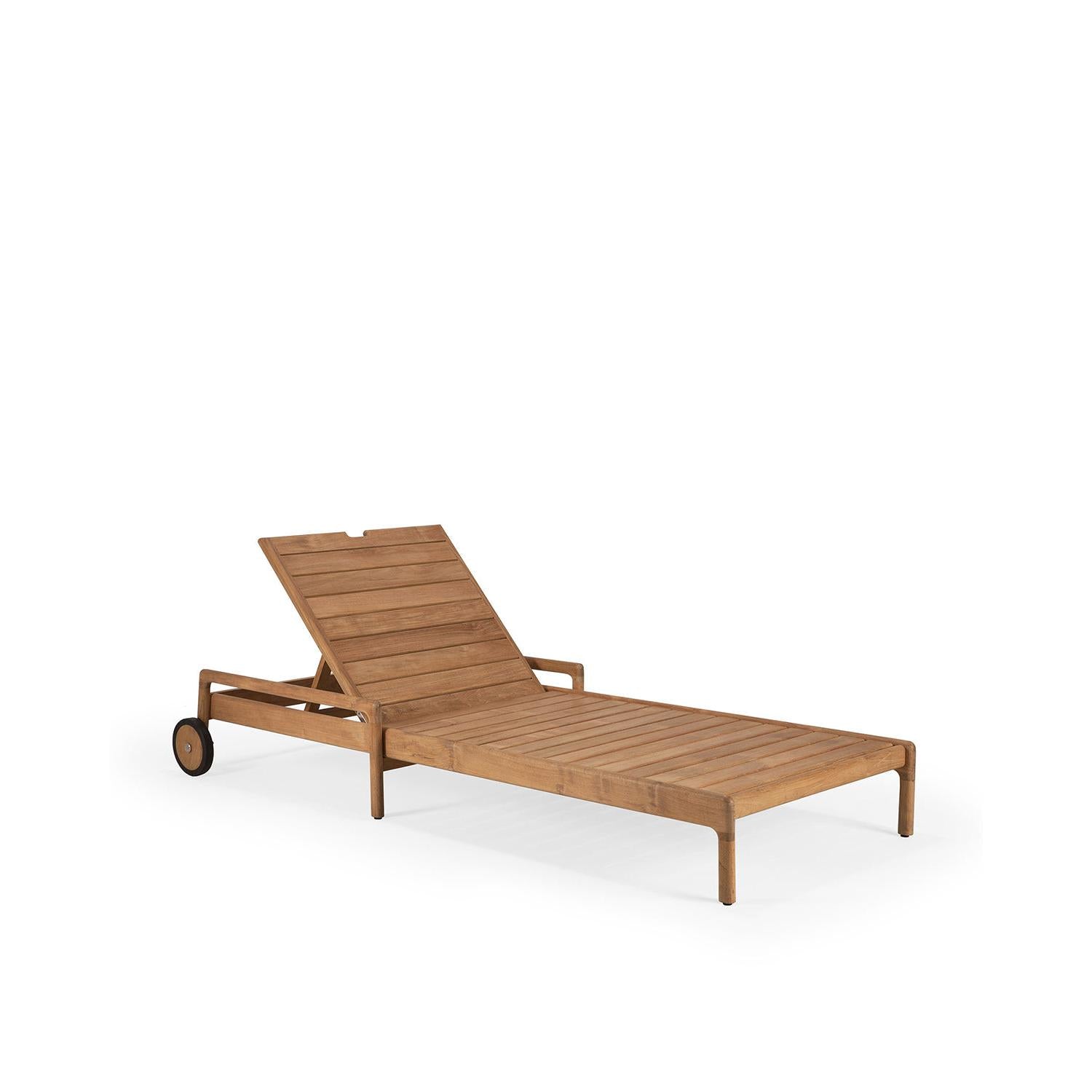 Jack Outdoor Adjustable Lounger - Teak