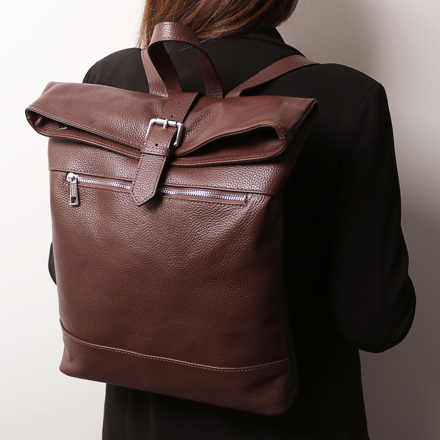 London - Soft leather backpack | TL142502