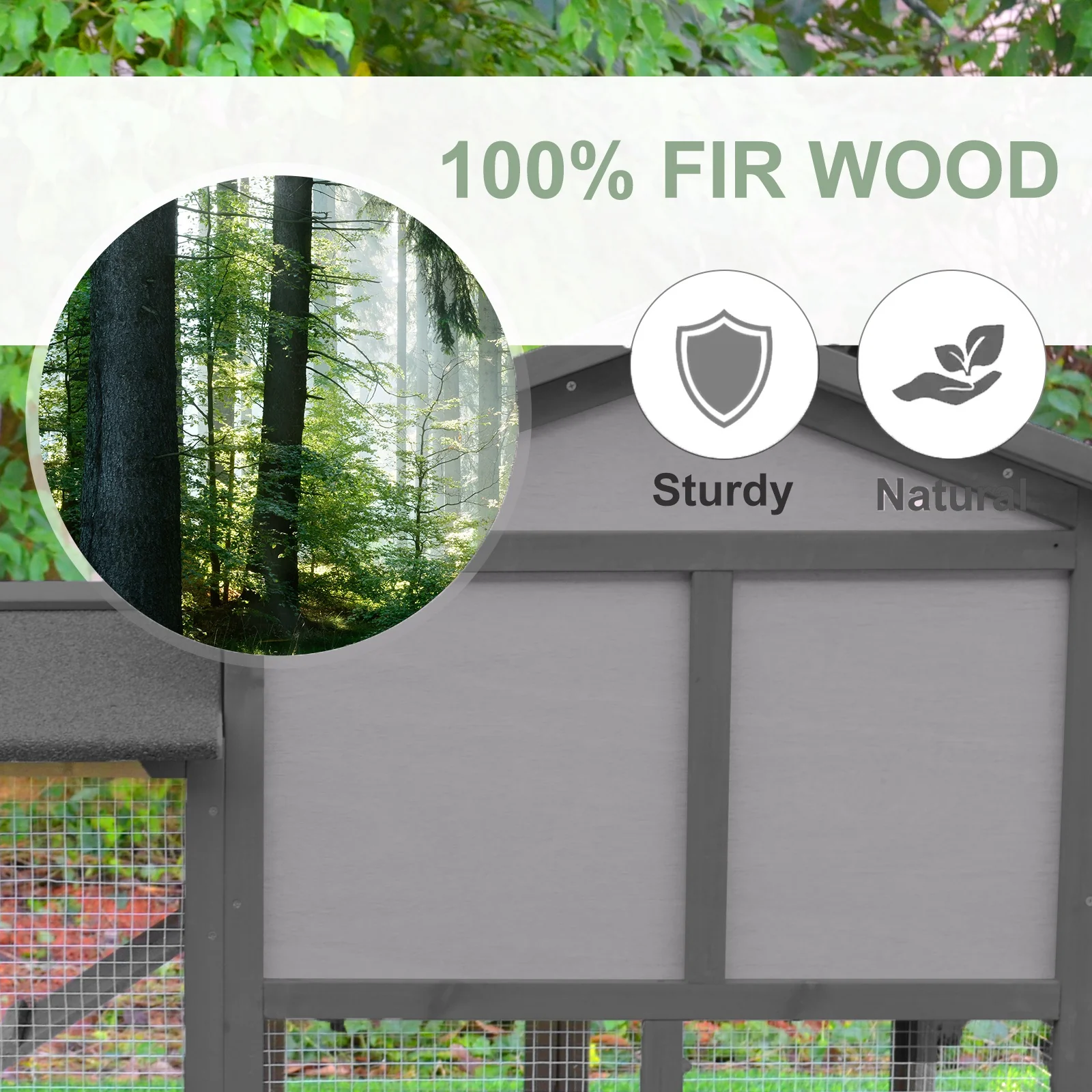 2025 PawHut kaninbur i to niveauer. Grå